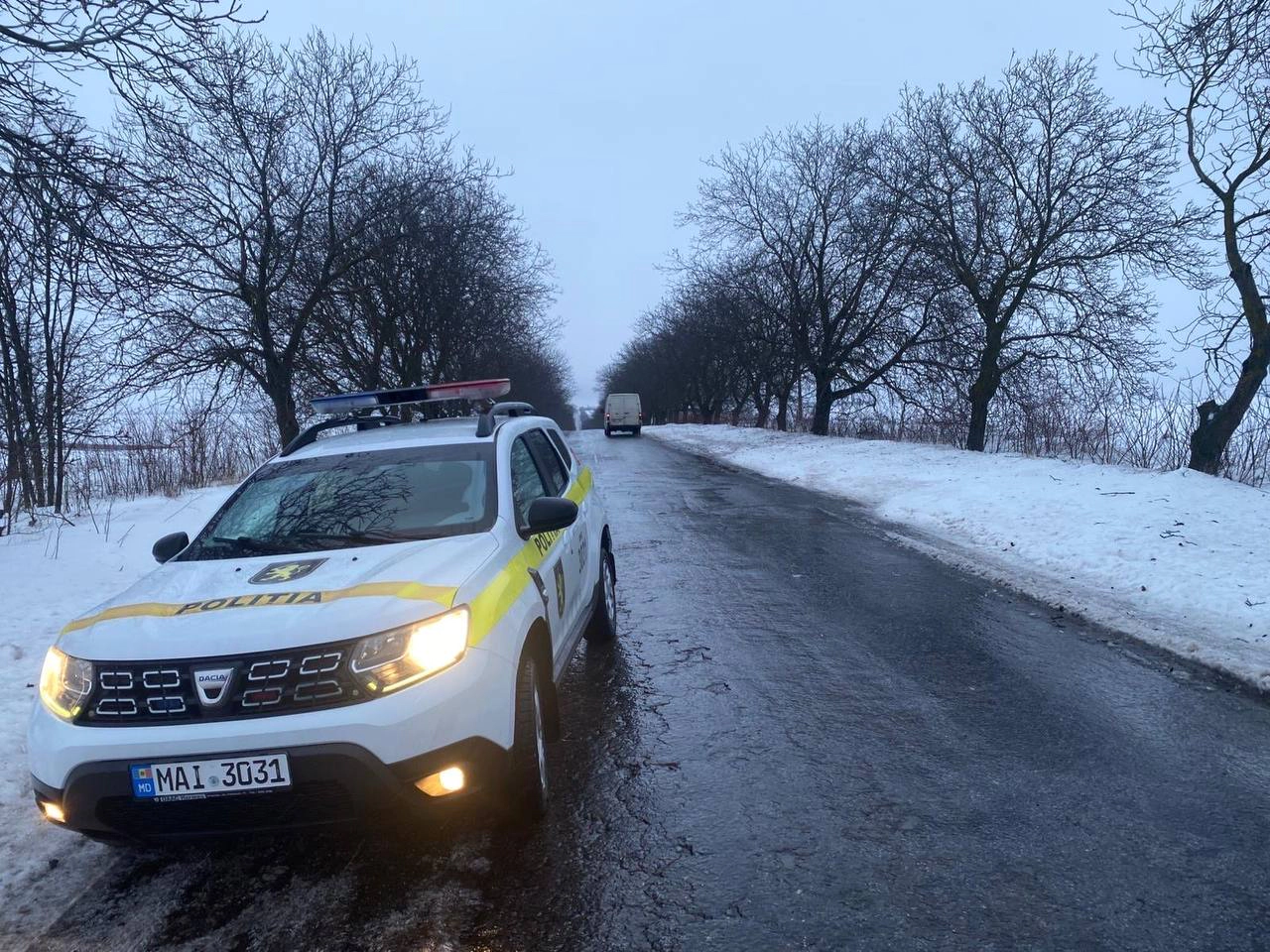 Ghețuș pe traseul Gașpar-Edineț