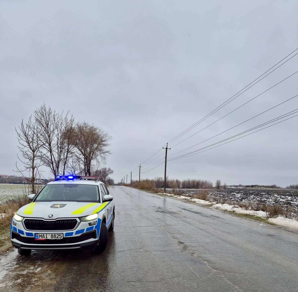 Drum alunecos din Sîngera