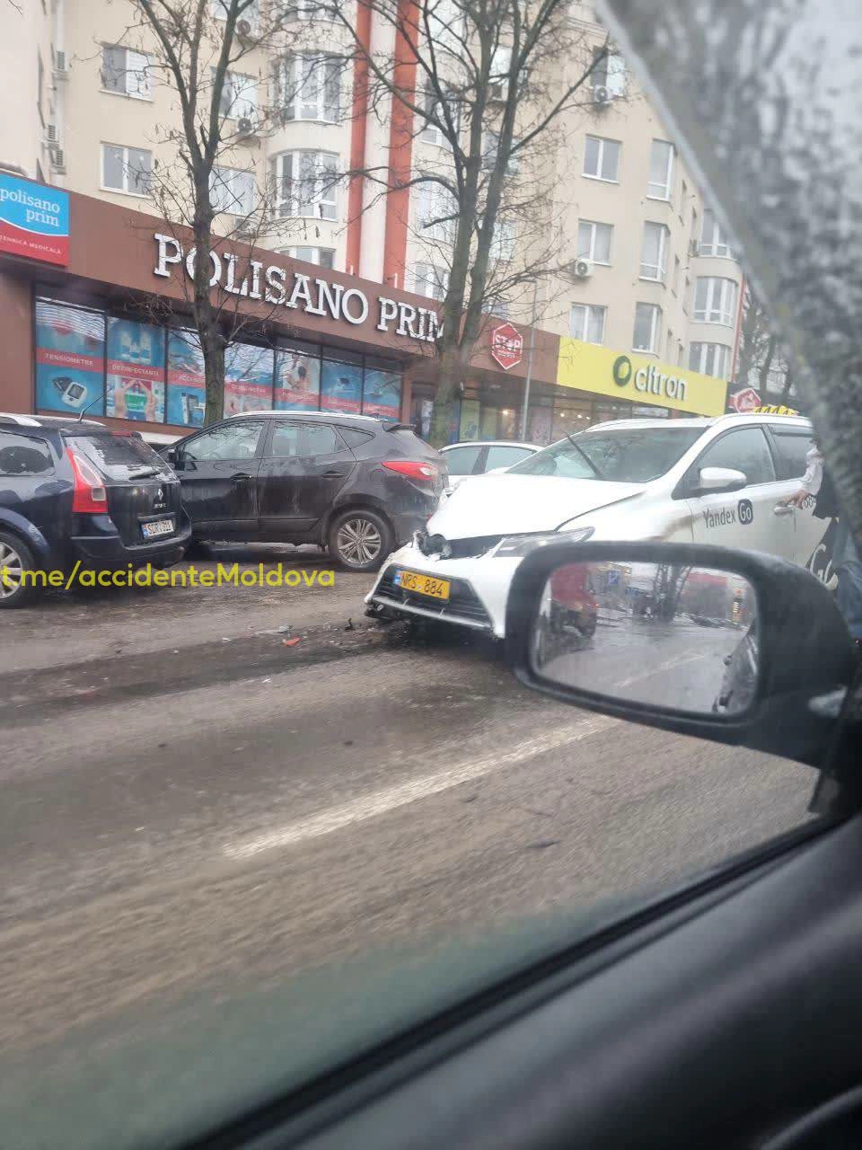 Accident în capitală