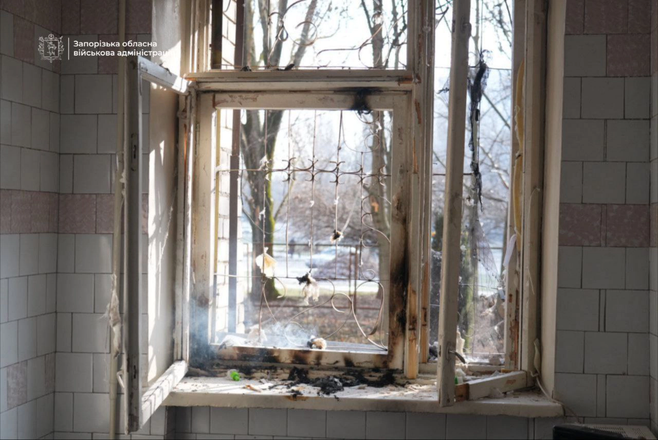 Maternitatea Zaporojie în urma unui atac rusesc