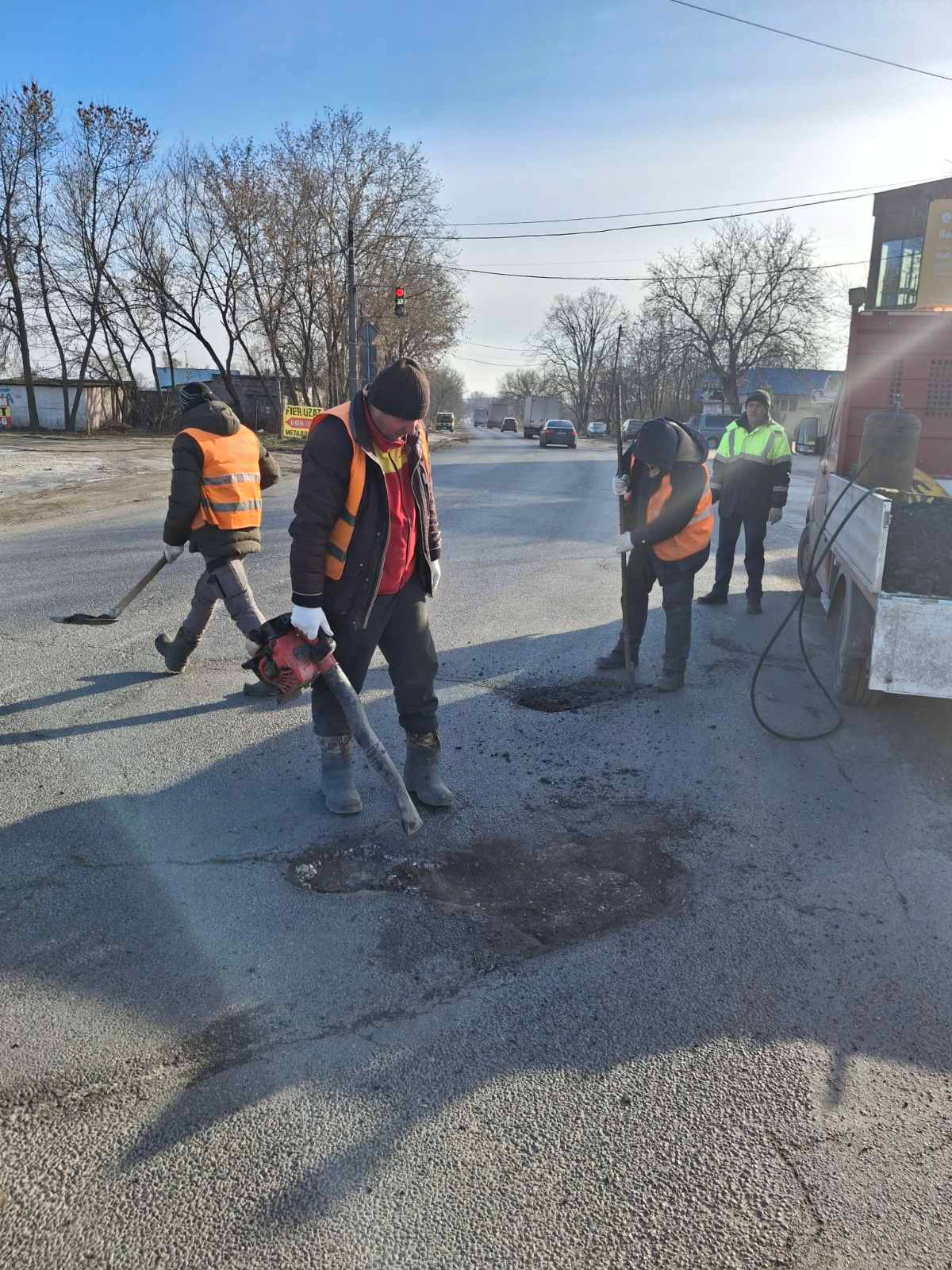 Intervenție drumari