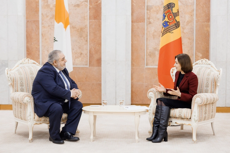Maia Sandu și ambasadorul agreat al Republicii Cipru