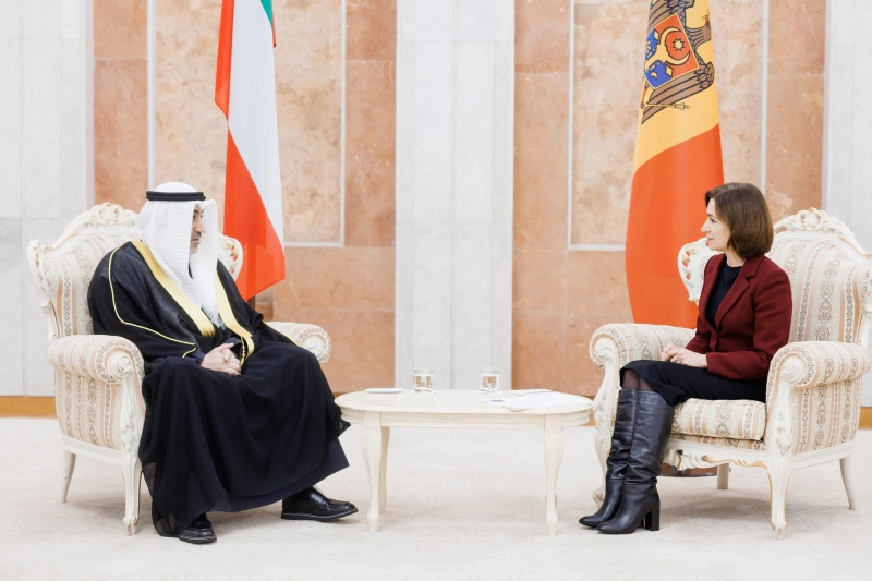 Maia Sandu și ambasadorul agreat al Republicii Peru