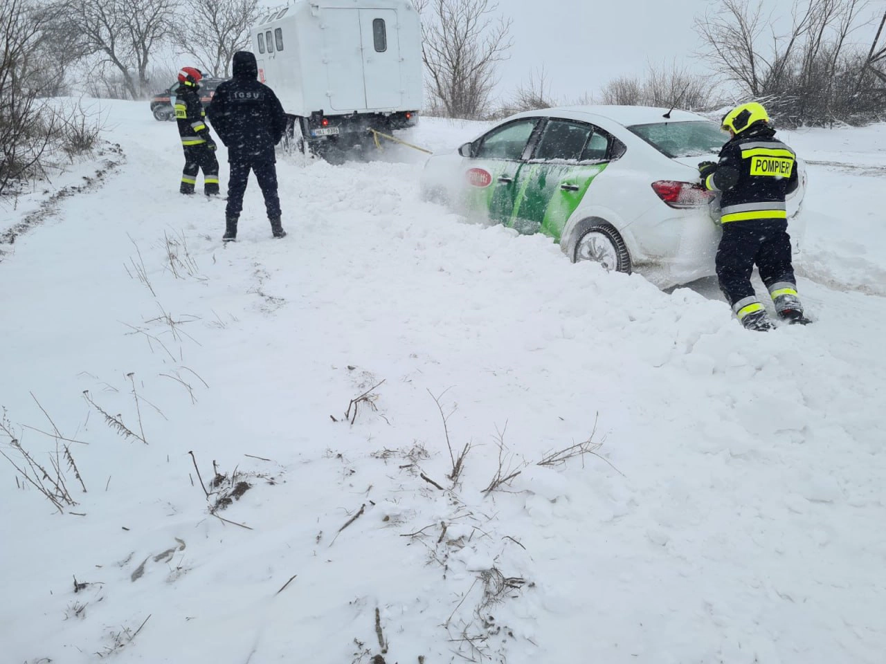 Intervenția salvatorilor 