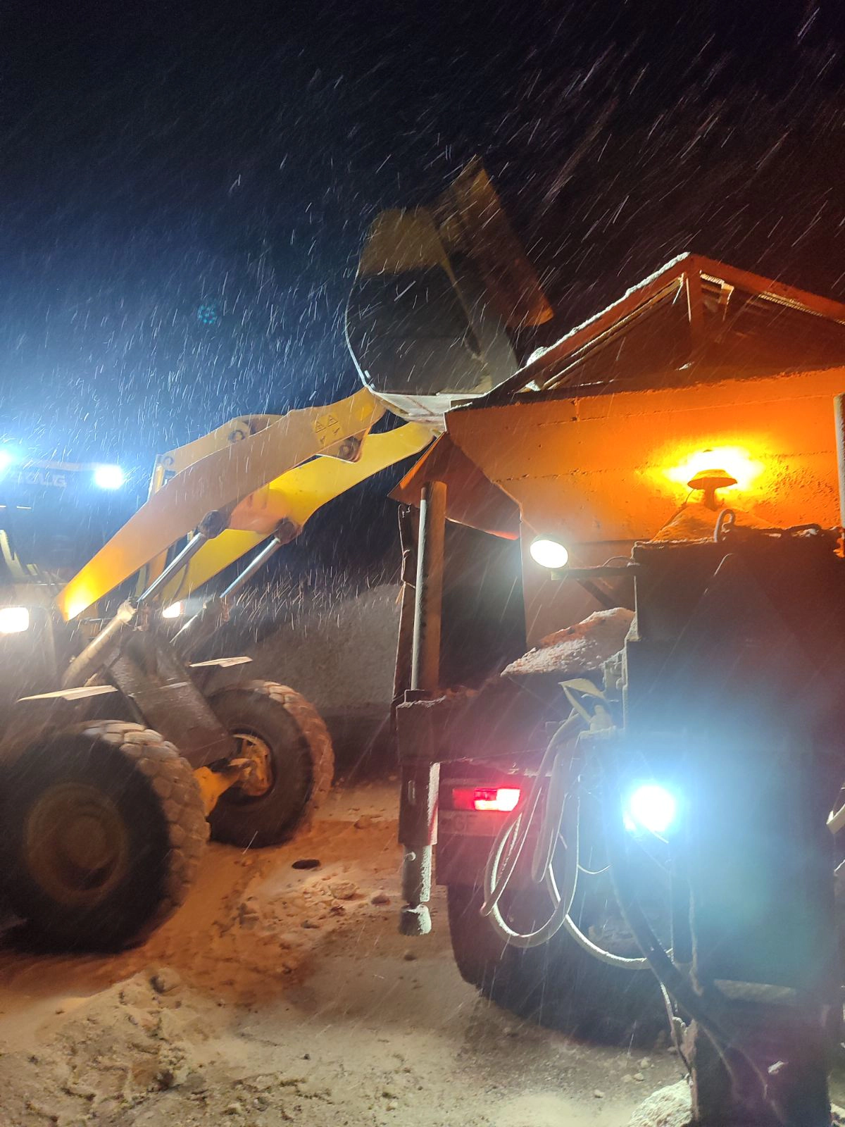 Intervenție drumari