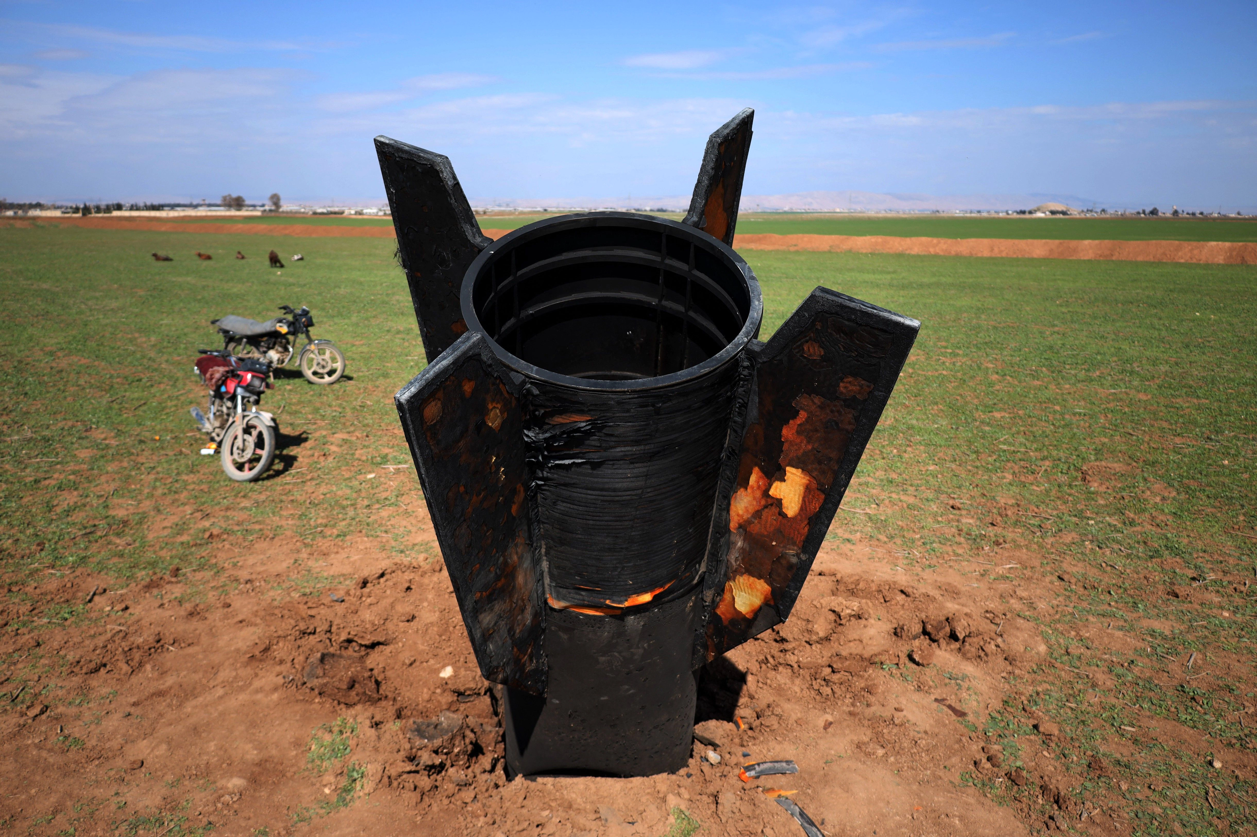 Rachetă prăbușită în Siria