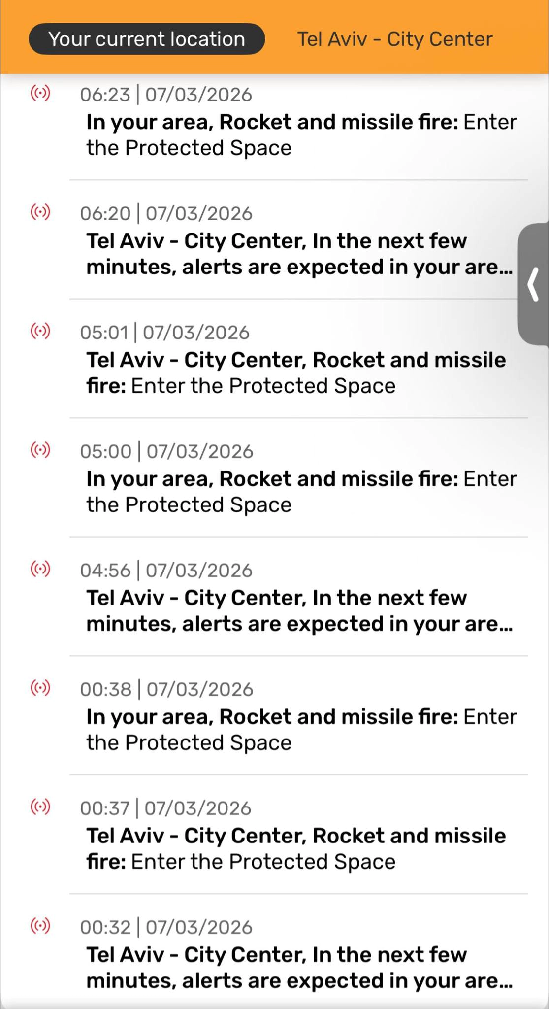 Alerte de adăpostire 