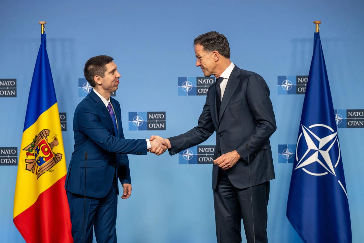 Mihai Popșoi și Mark Rutte