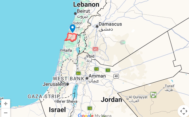 Zona din Liban pe care Israel a anunțat că o va ocupa 