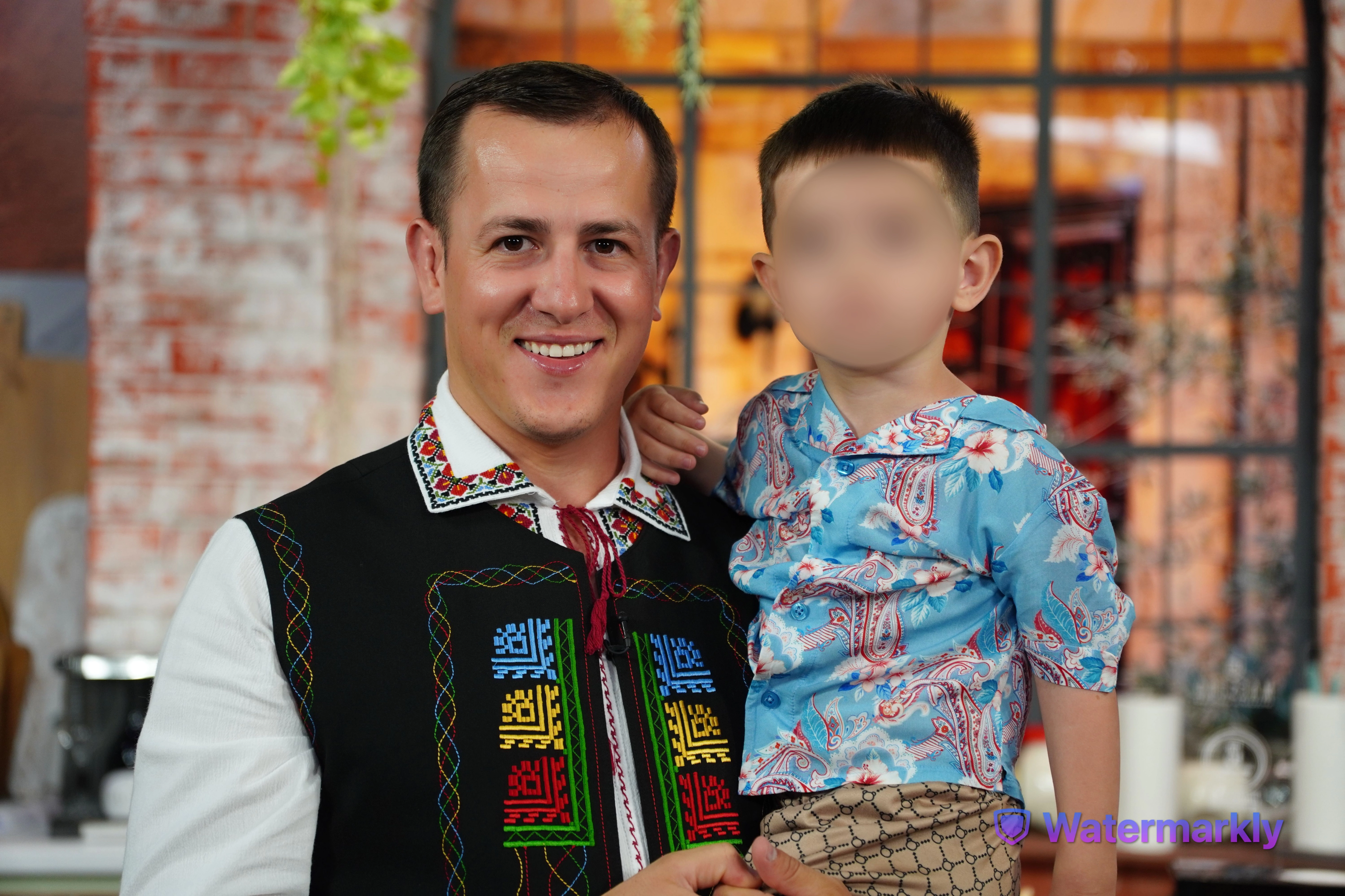 Patric Hanganu și fiul său