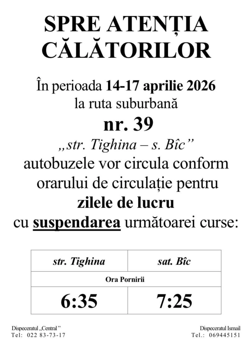 Schimbări program