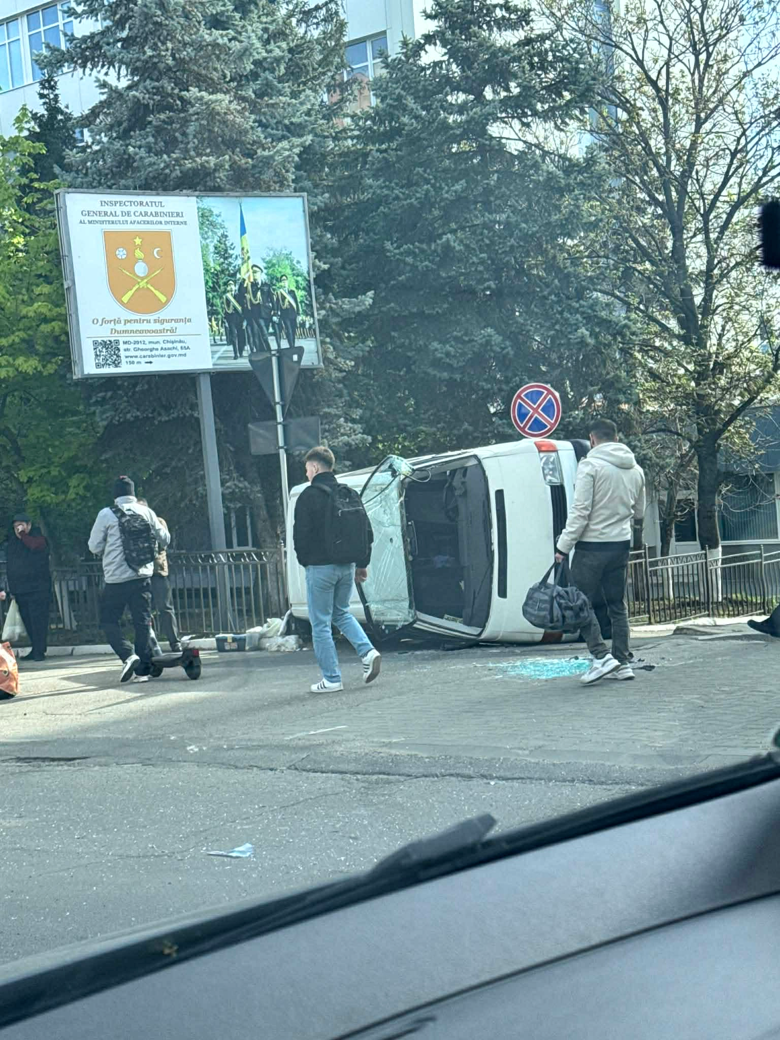 Accident în capitală