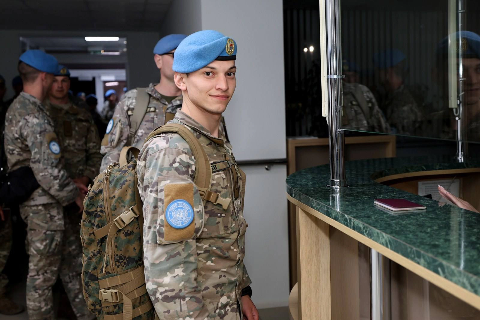 Militarii celui de-al treilea contingent al Armatei Naționale