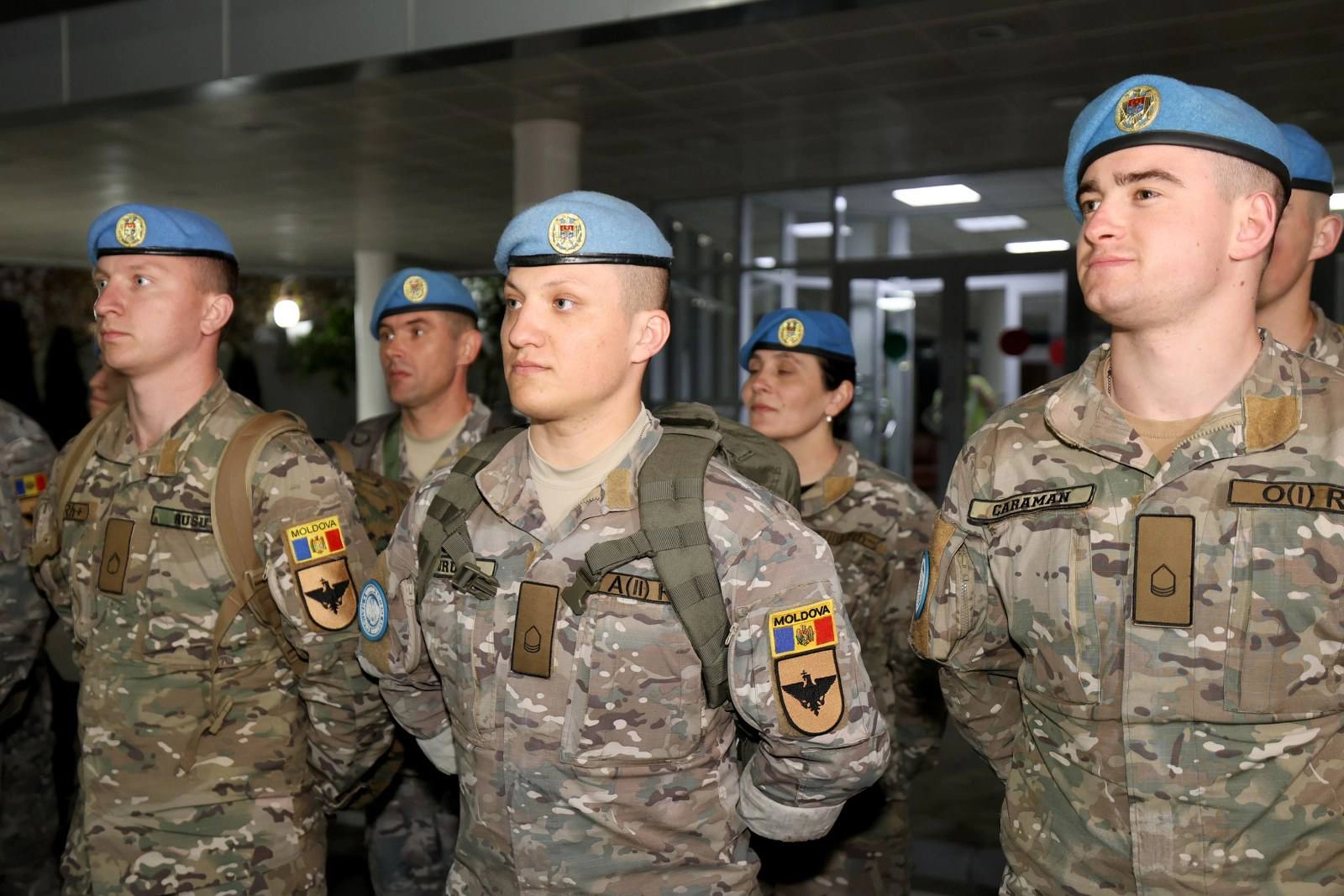 Militarii celui de-al treilea contingent al Armatei Naționale
