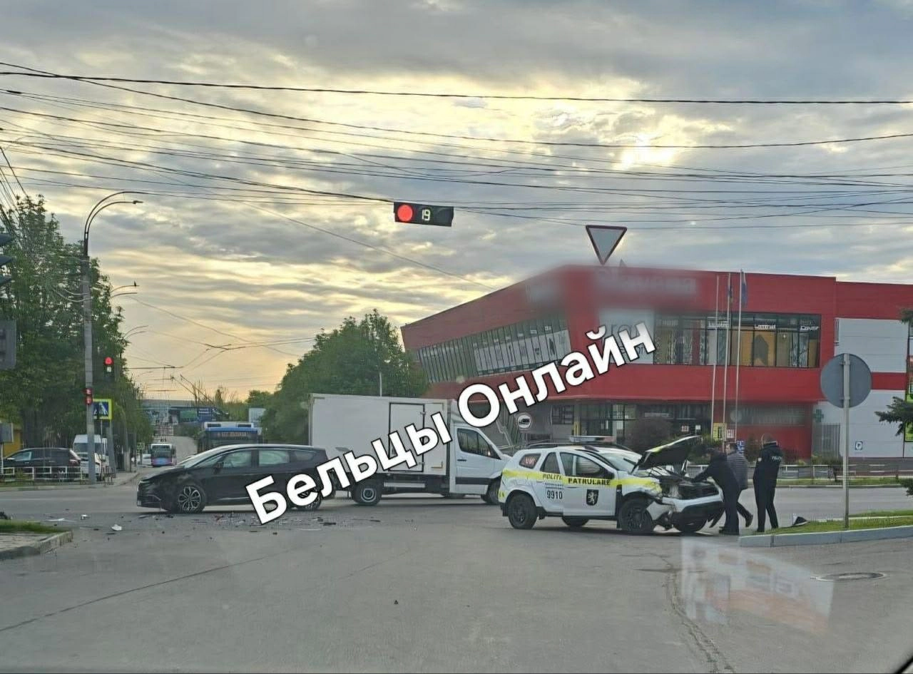 Accident la Bălți