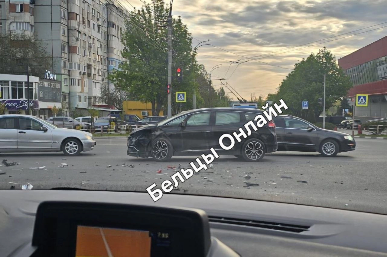 Accident la Bălți