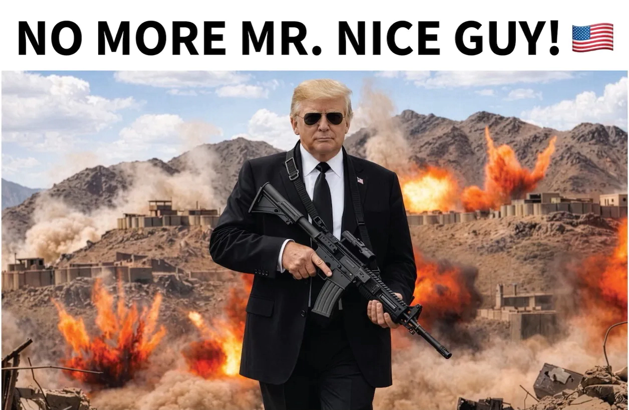 Imagine publicată de Donald Trump pe internet