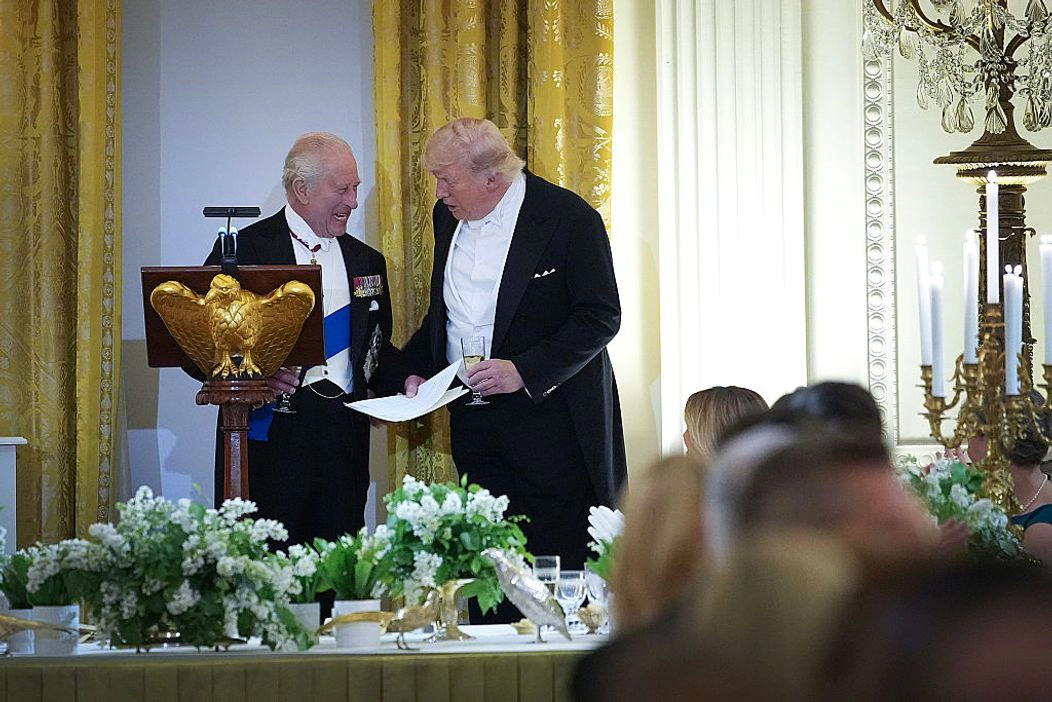 Regele Charles și Donald Trump