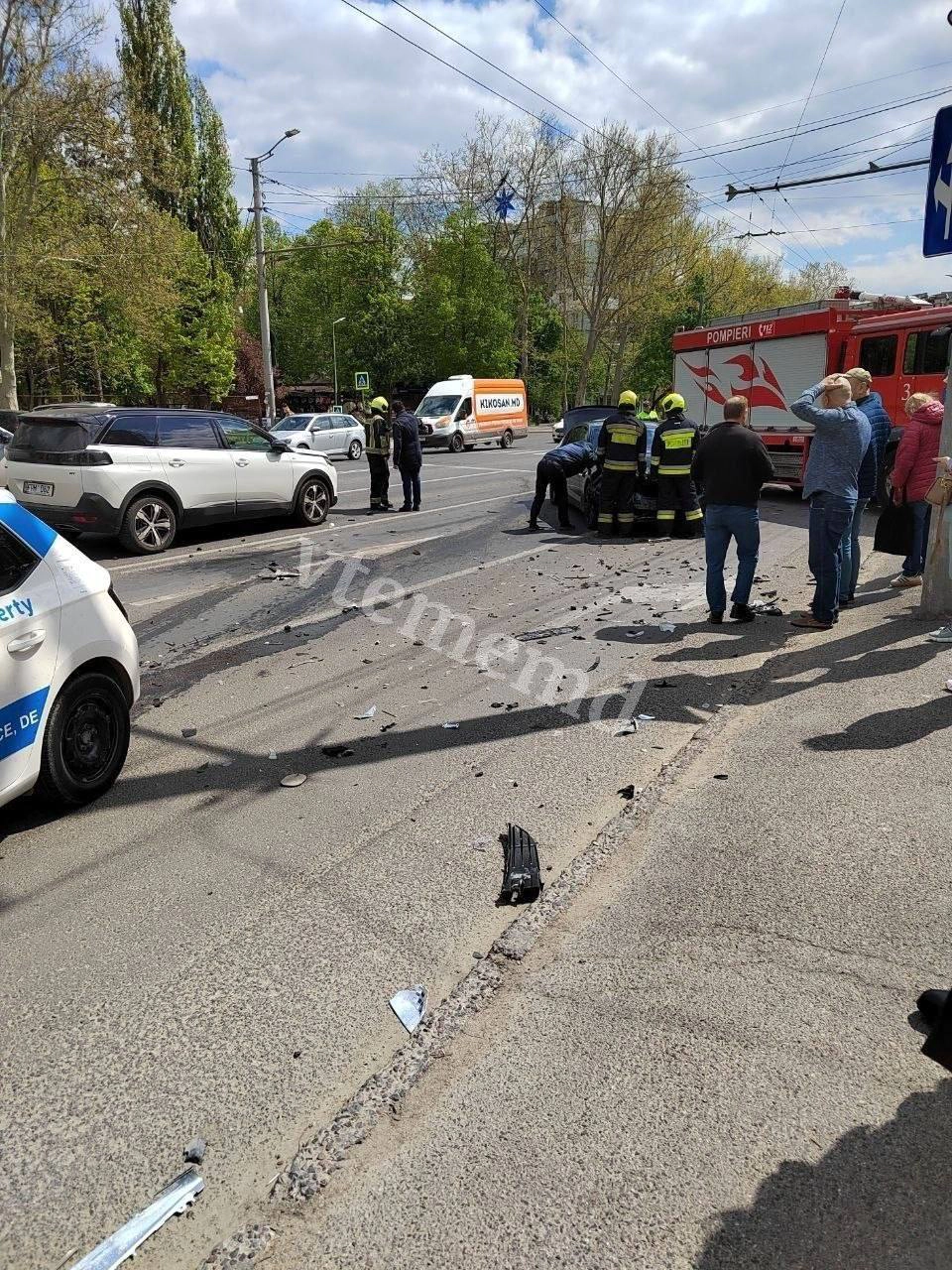 Accident în capitală