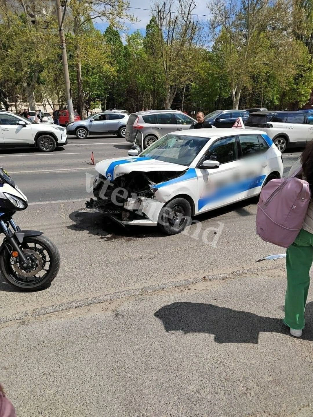 Accident în capitală