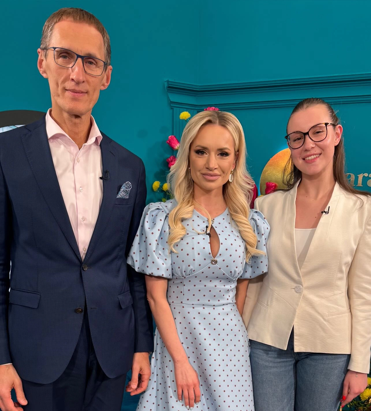 Roger Gladei, Anișoara Loghin și Francesca Gladei