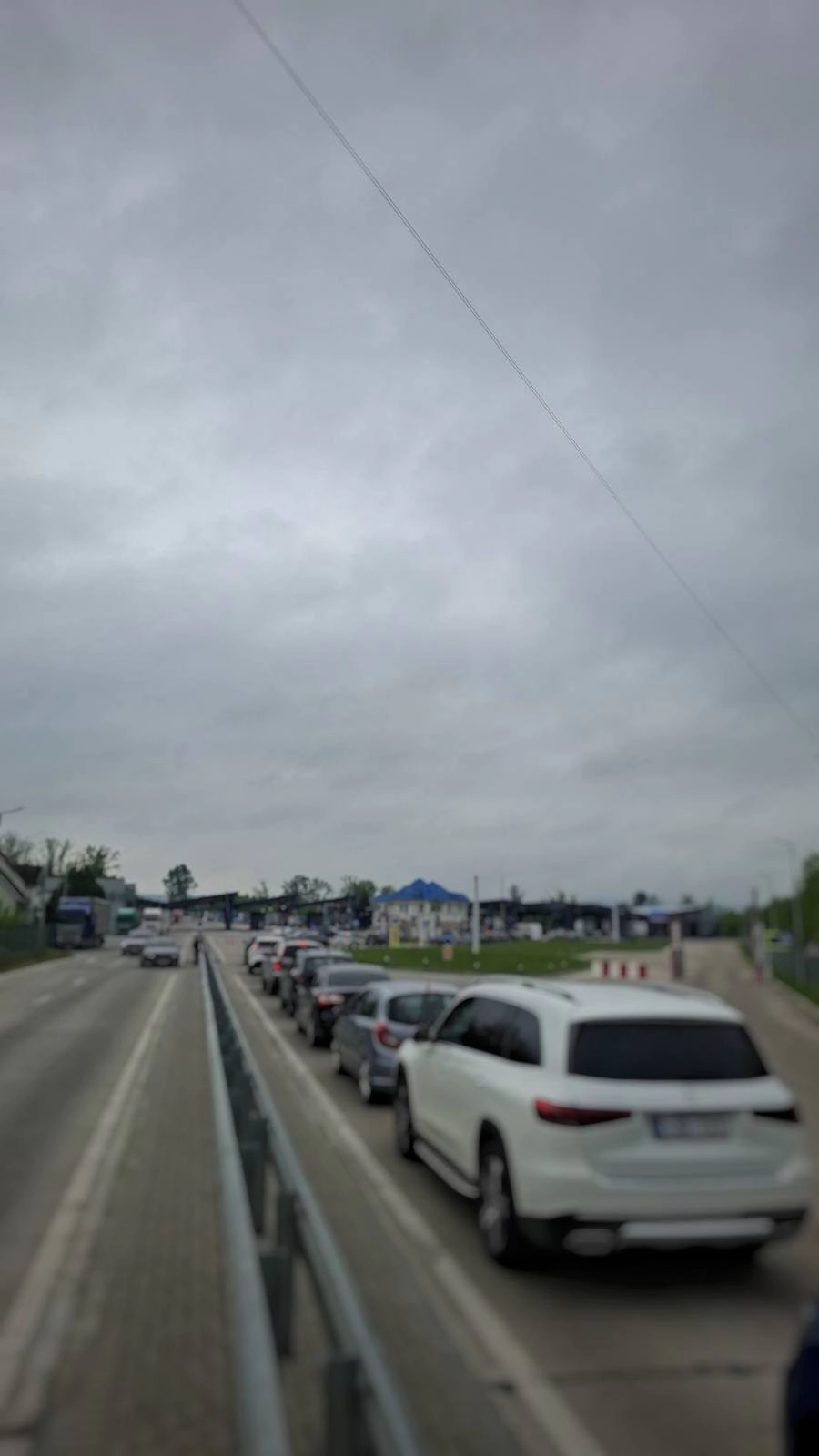 Trafic intens la Sculeni