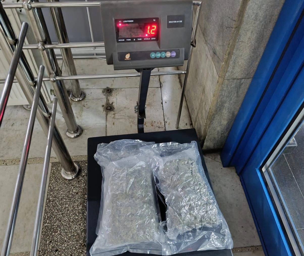 1,2 kg de marijuana