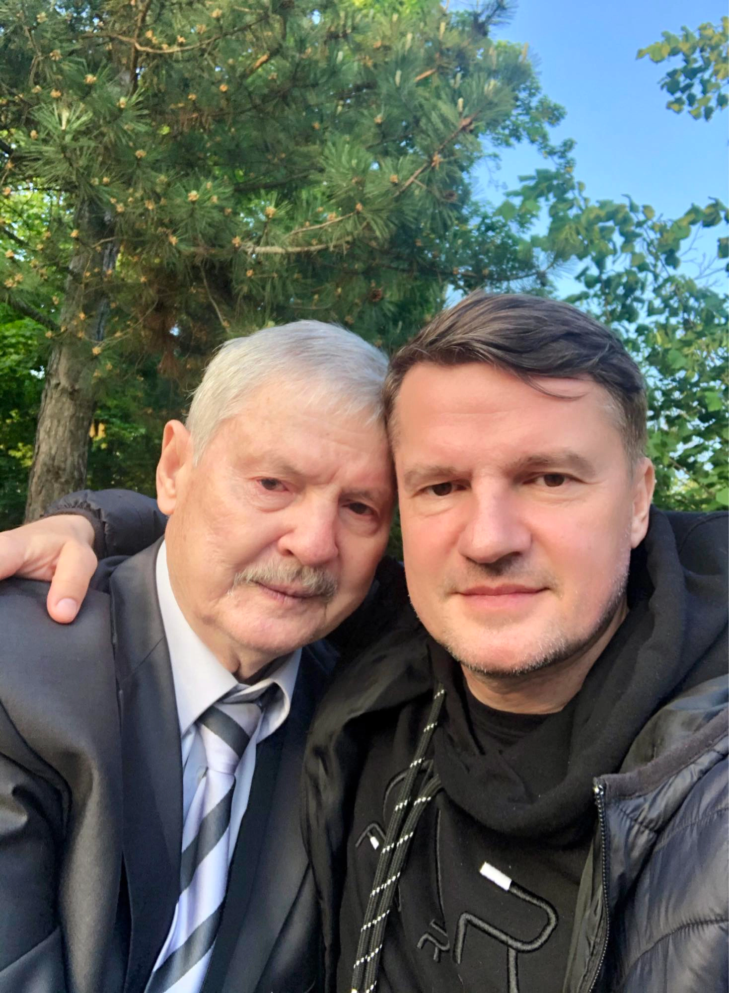 Marcel Ștefăneț și tatăl său