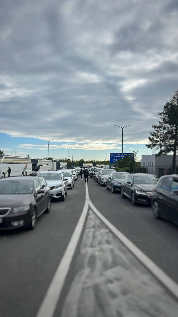 Trafic intens la Leușeni
