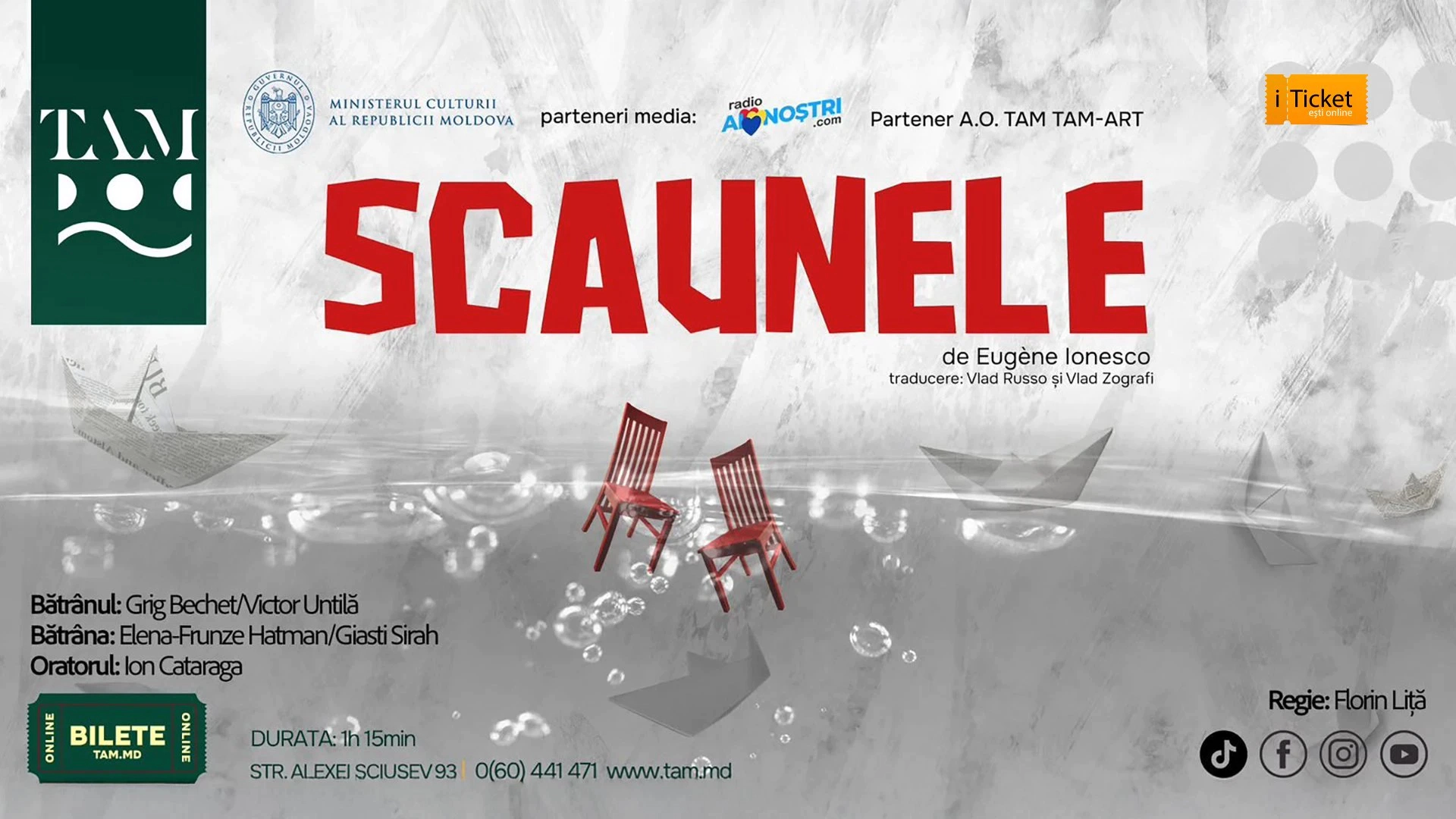 „Scaunele" de Eugene Ionesco