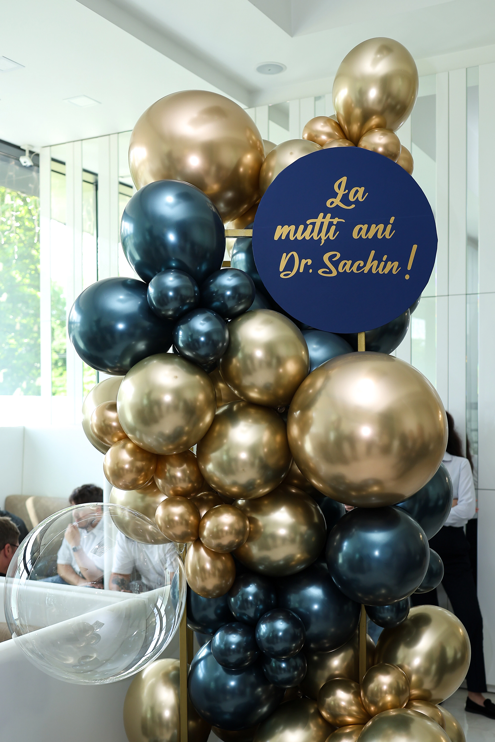 Poză de la surpriza organizată