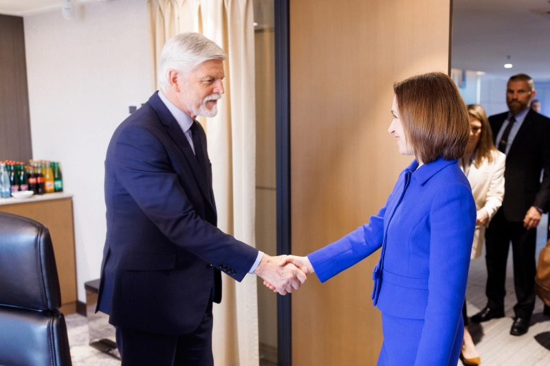Maia Sandu și Petr Pavel