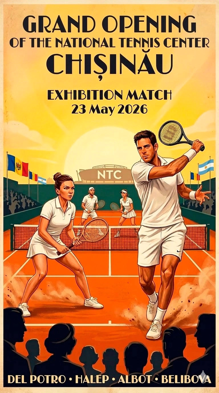Inaugurarea Centrului Național de Tenis din țara noastră