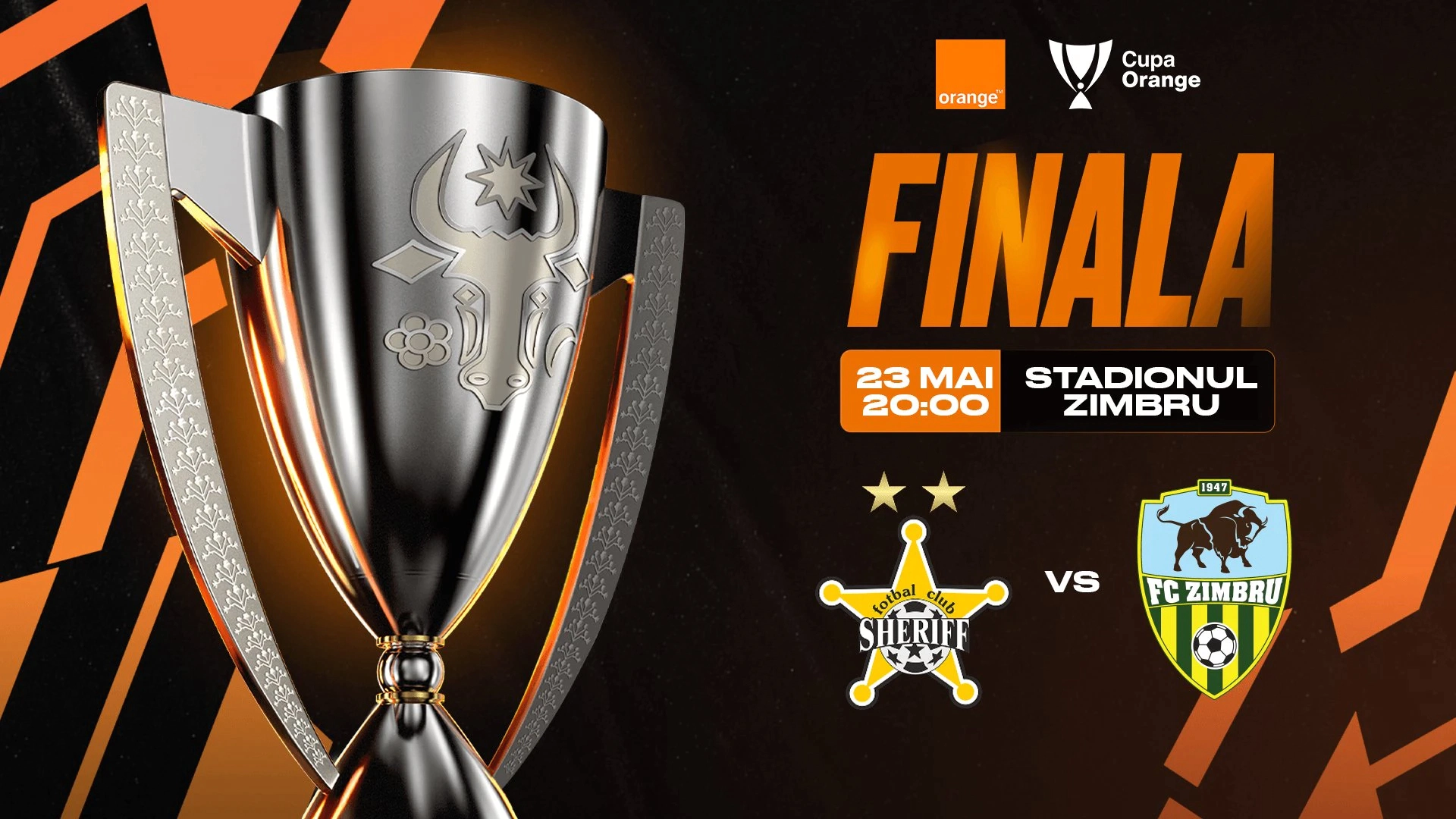 FINALA CUPA ORANGE - FC SHERIFF vs FC ZIMBRU