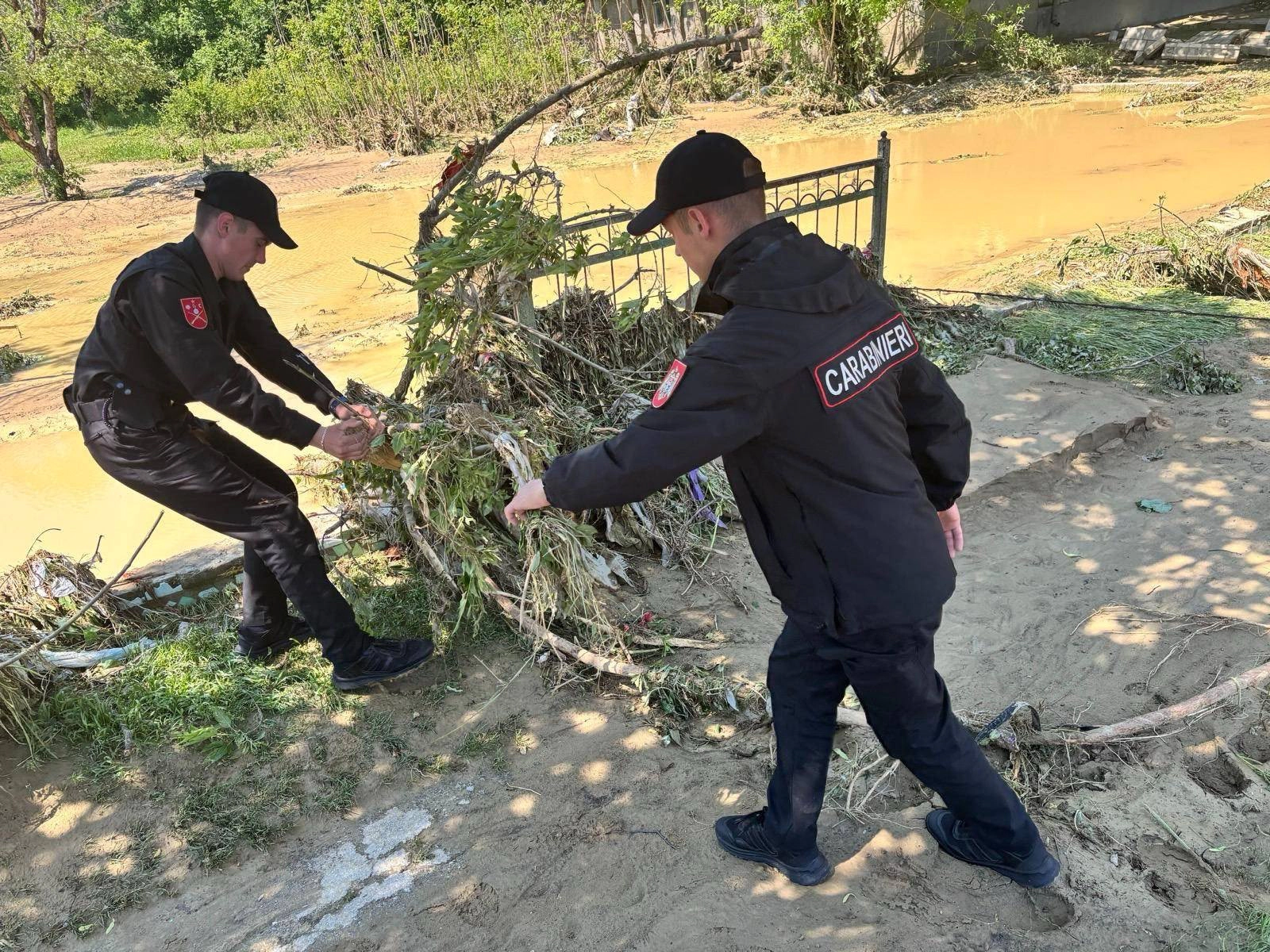 Intervenția carabinierilor