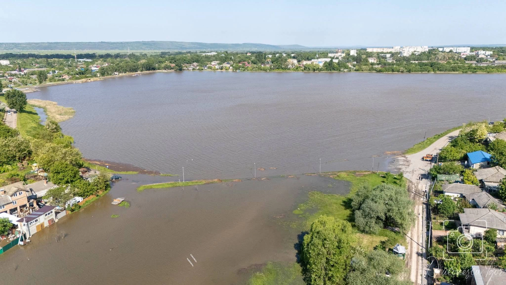 Lacul Delia din raionul Ungheni s-a revărsat