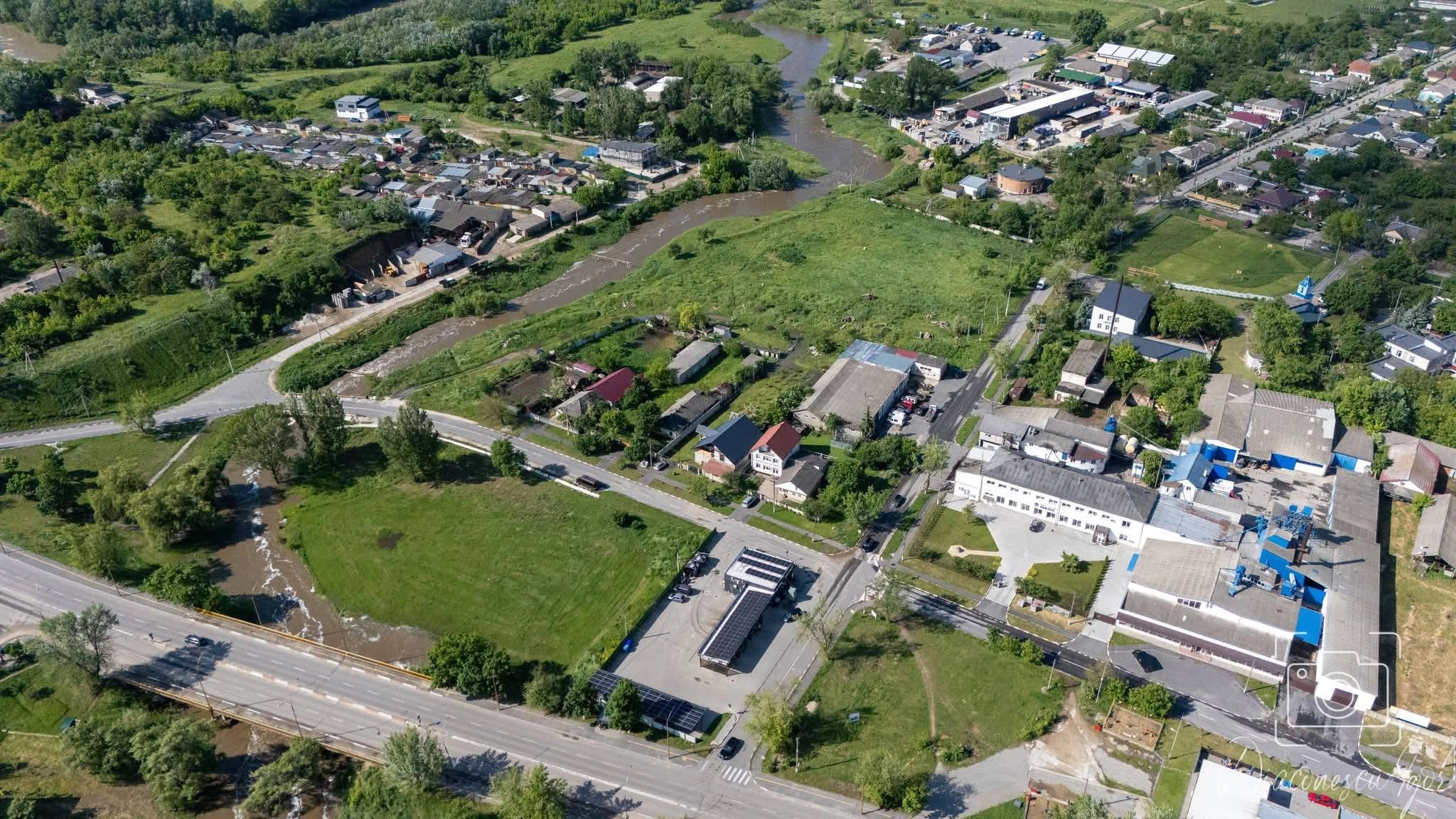 Lacul Delia din raionul Ungheni s-a revărsat