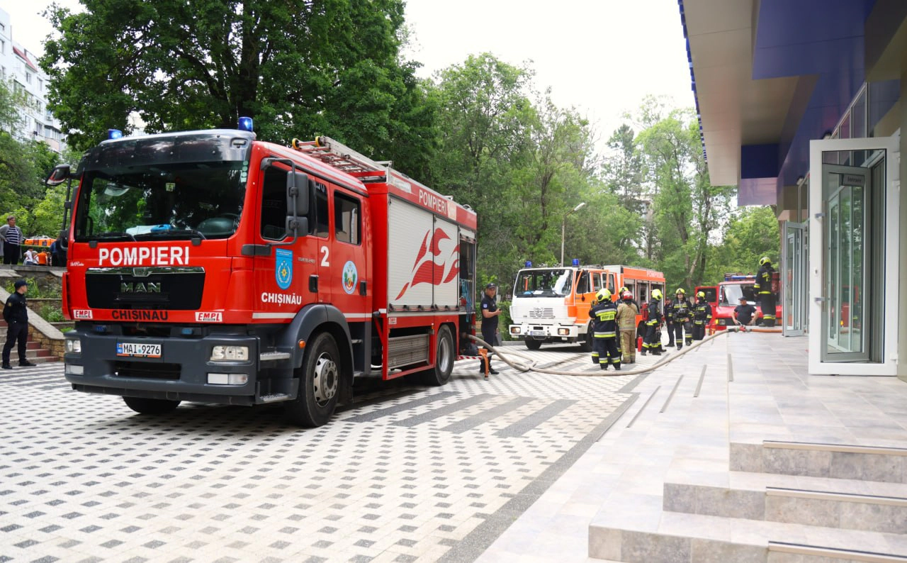 Incendiu centrul de excelență în construcții