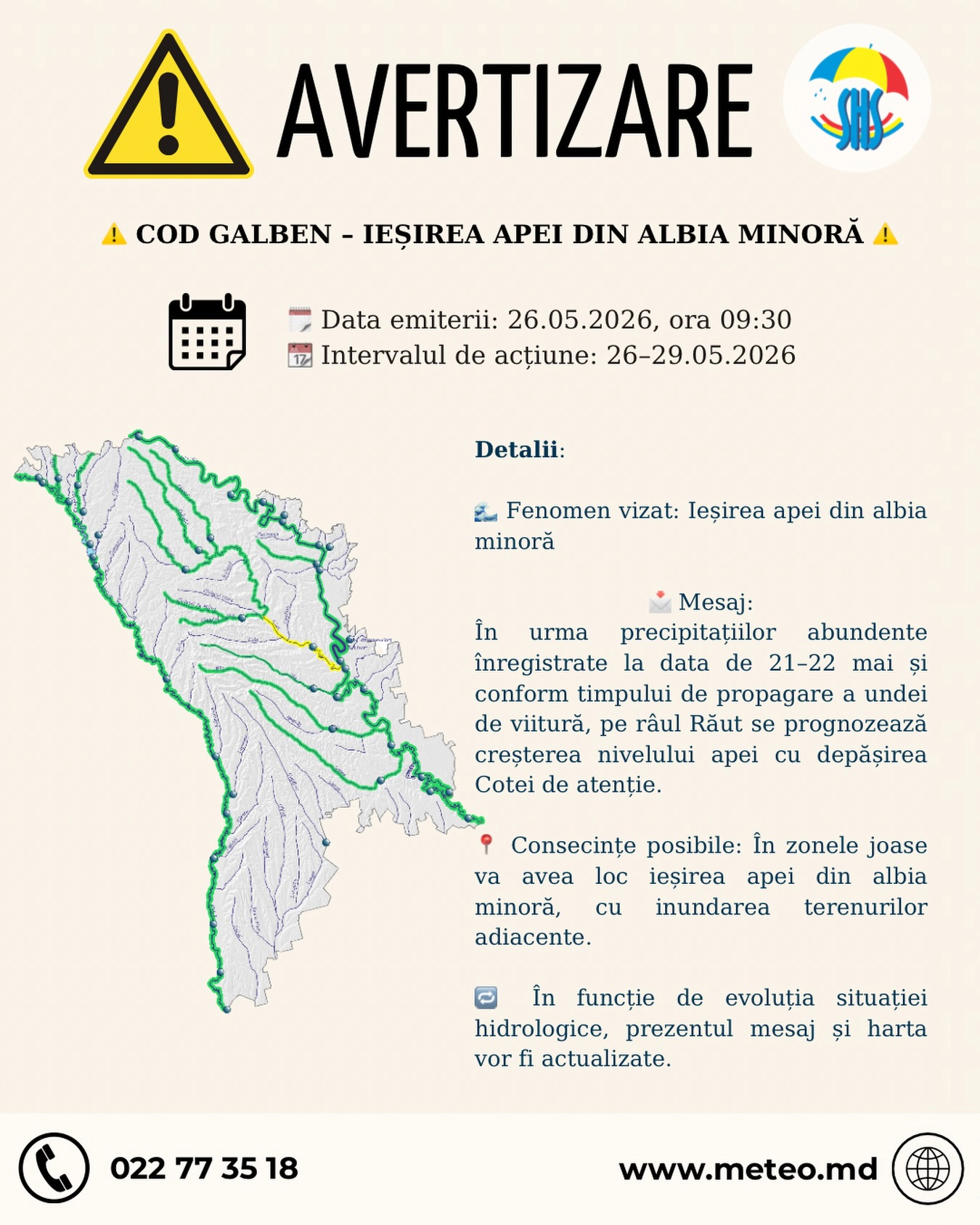 Avertizare meteo