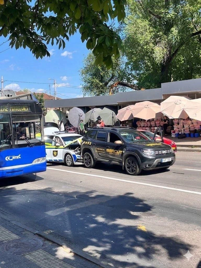 Accident în capitală