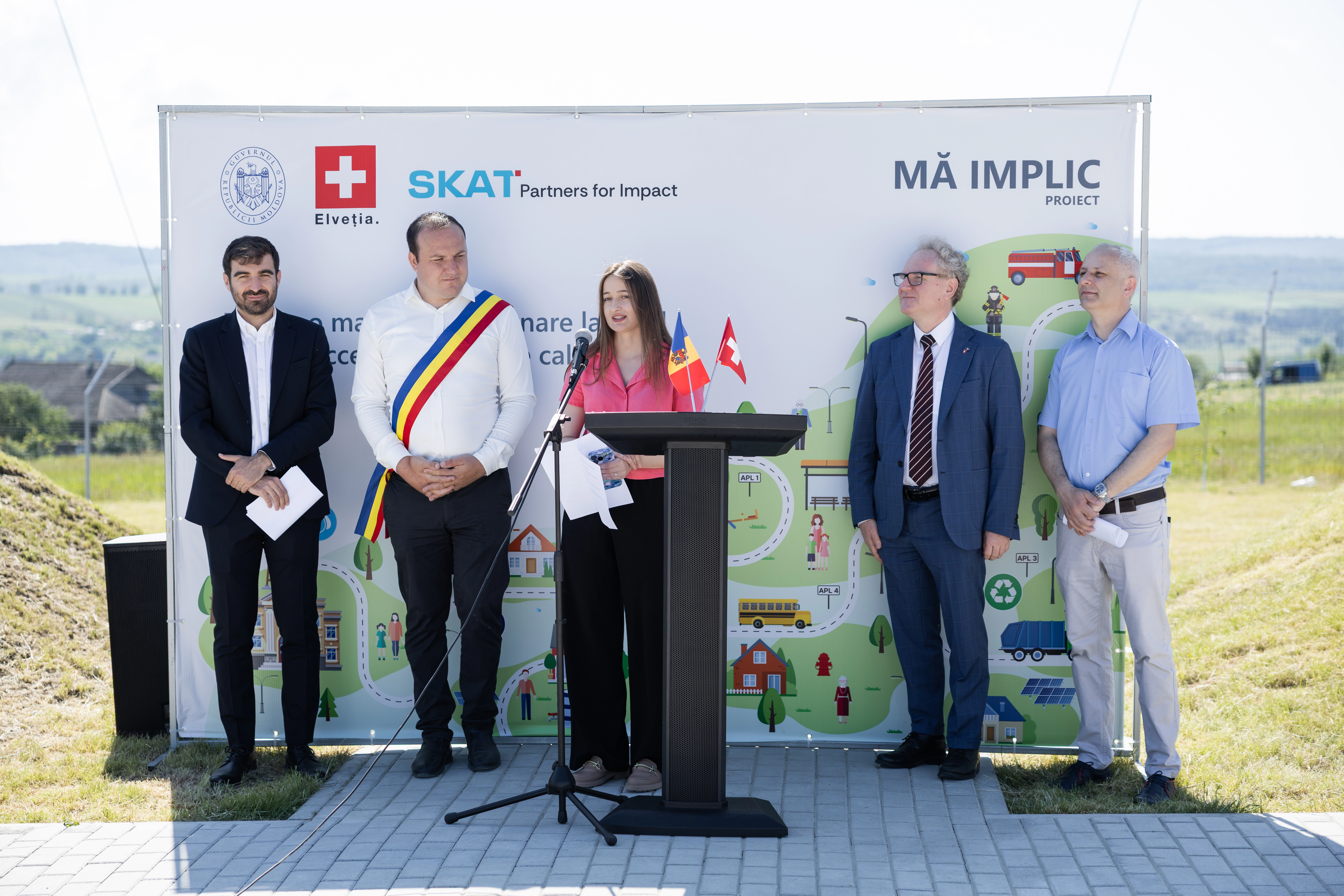 Inaugurarea serviciului îmbunătățit de alimentare cu apă potabilă