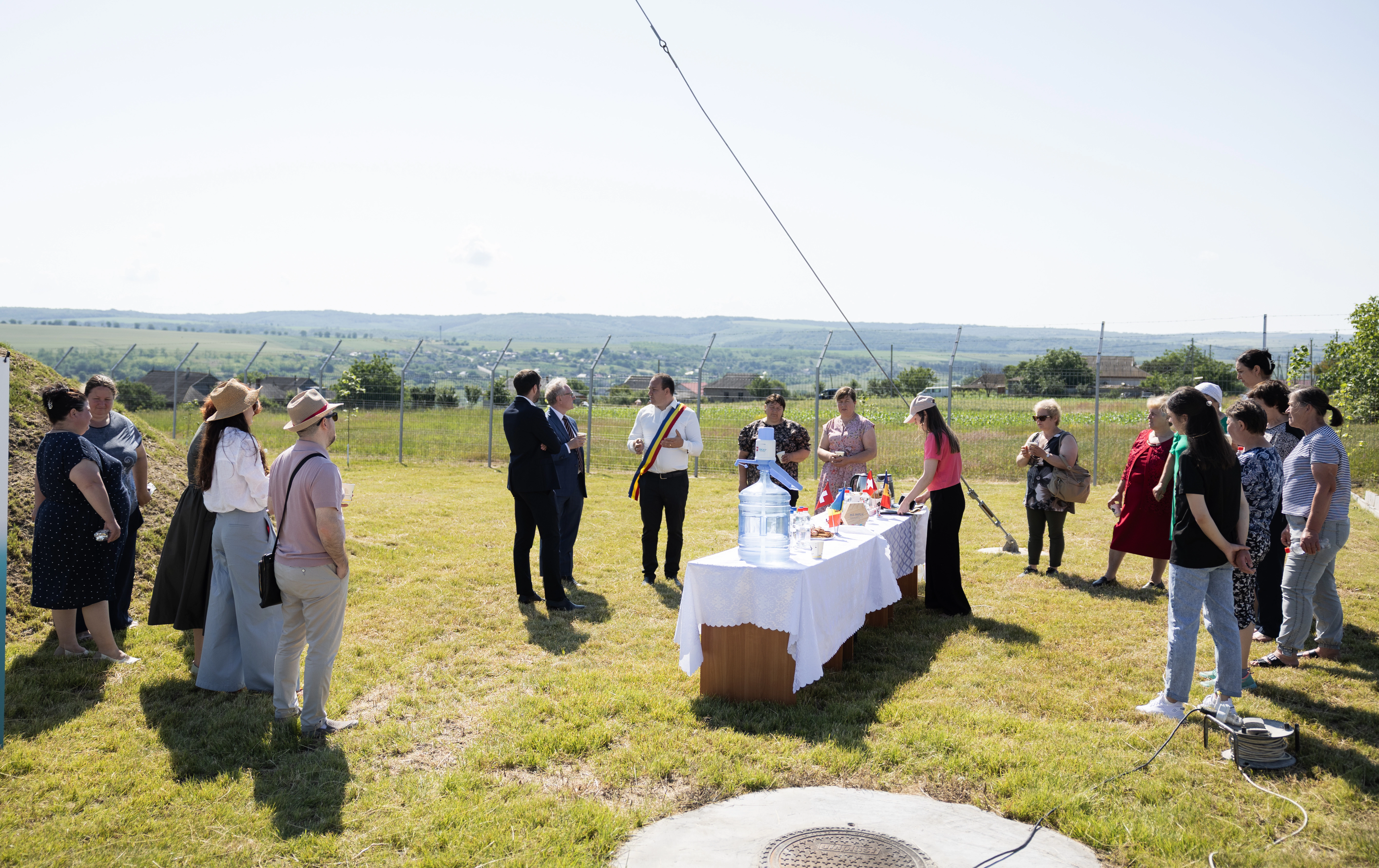 Inaugurarea serviciului îmbunătățit de alimentare cu apă potabilă