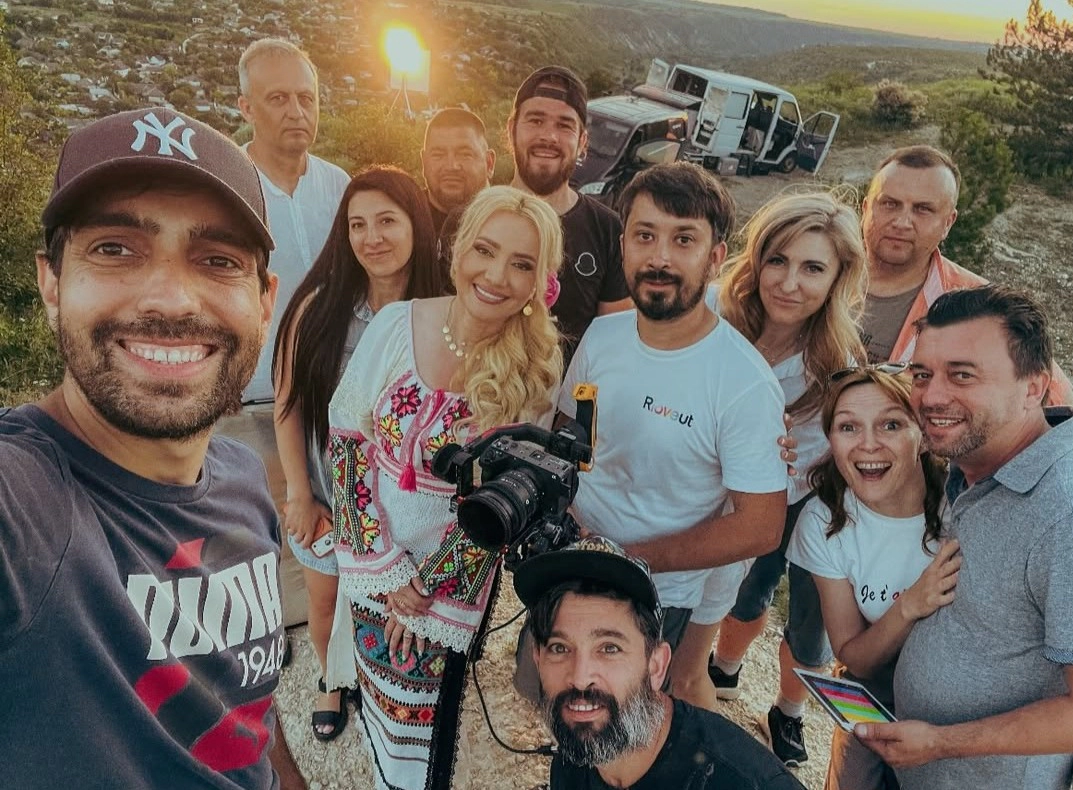 Poză de la filmări