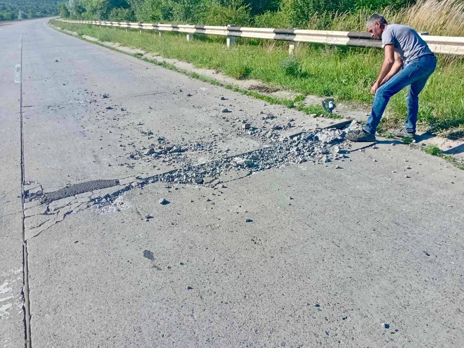 Deteriorări drumuri din Moldova