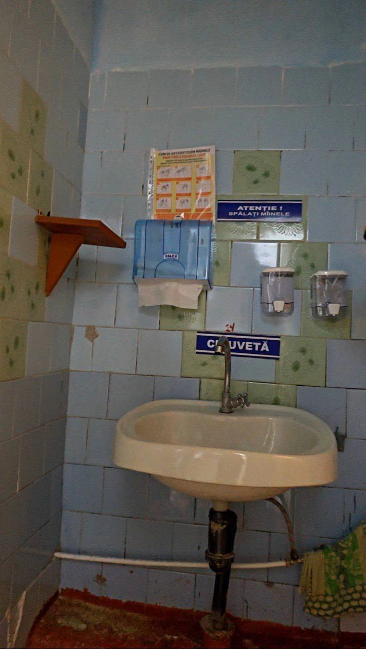 Imagini din blocul alimentar al Spitalului Clinic Bălți