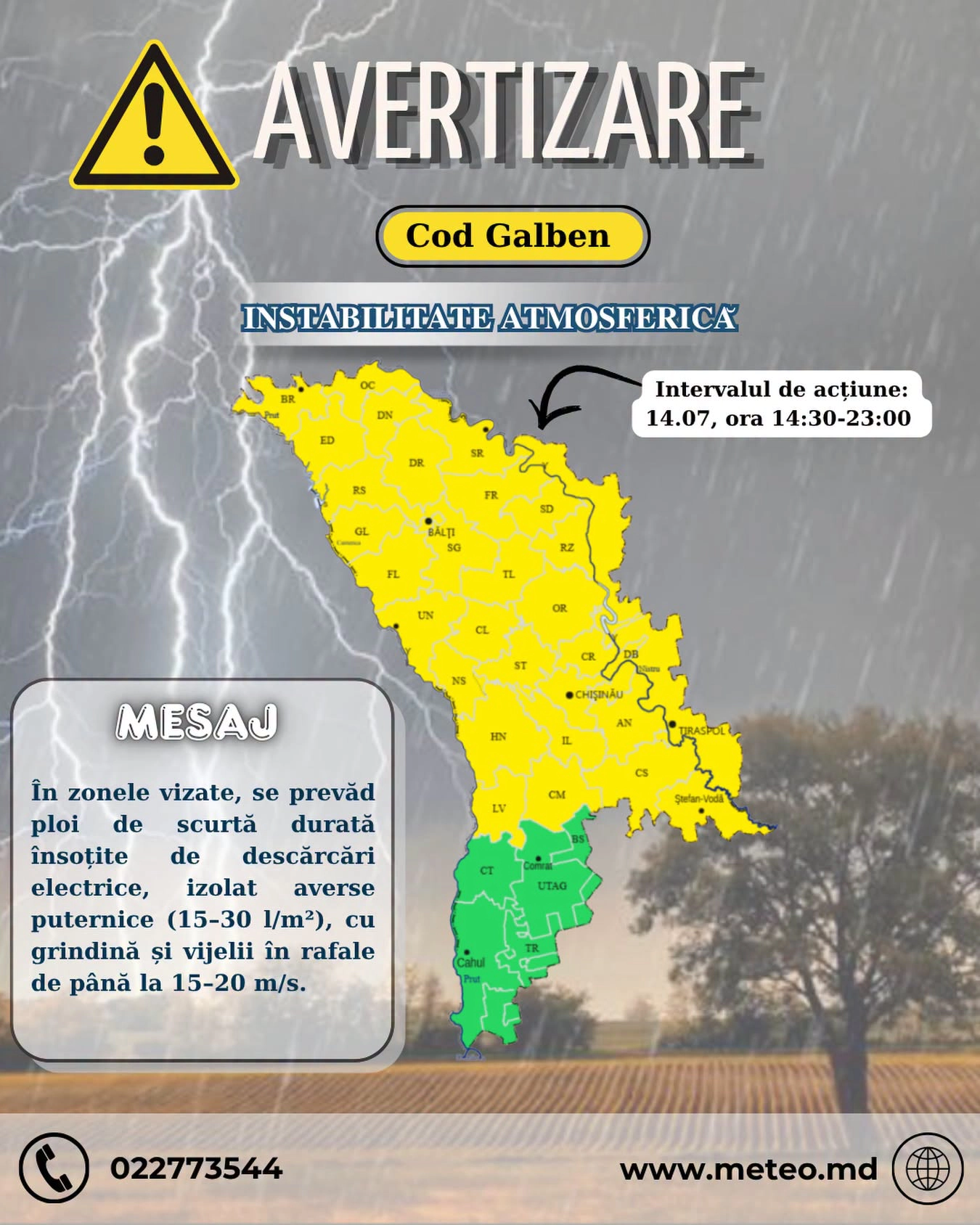 Avertizare meteo