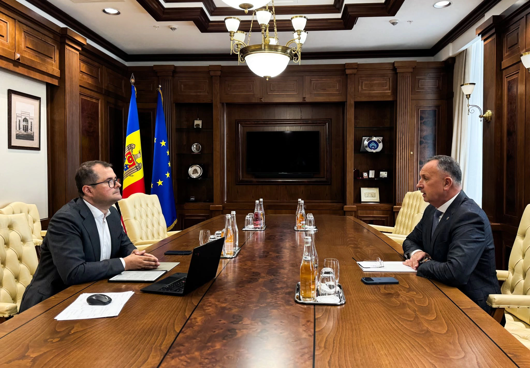 Vasile Tofan la întâlnire cu miniștrii interimari