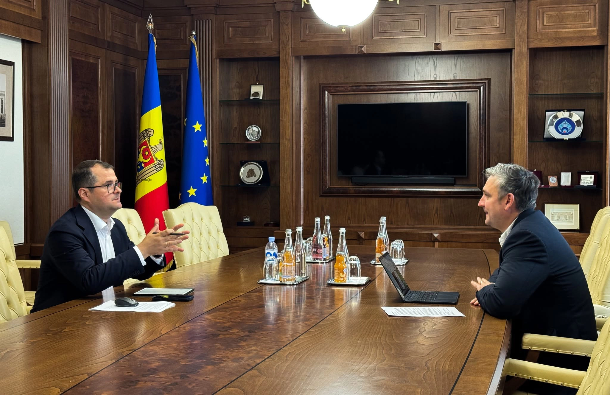 Vasile Tofan la întâlnire cu miniștrii interimari