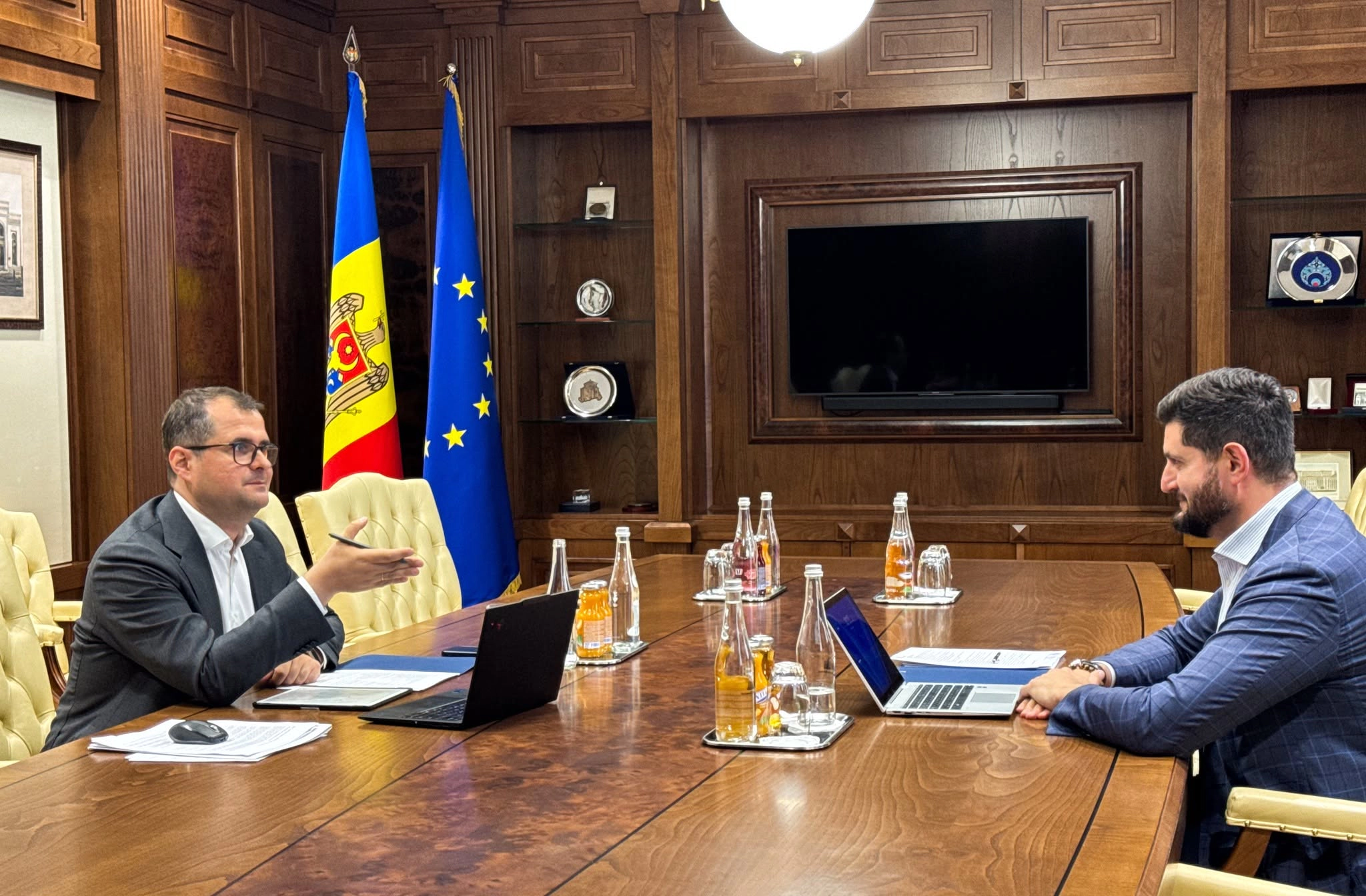 Vasile Tofan la întâlnire cu miniștrii interimari