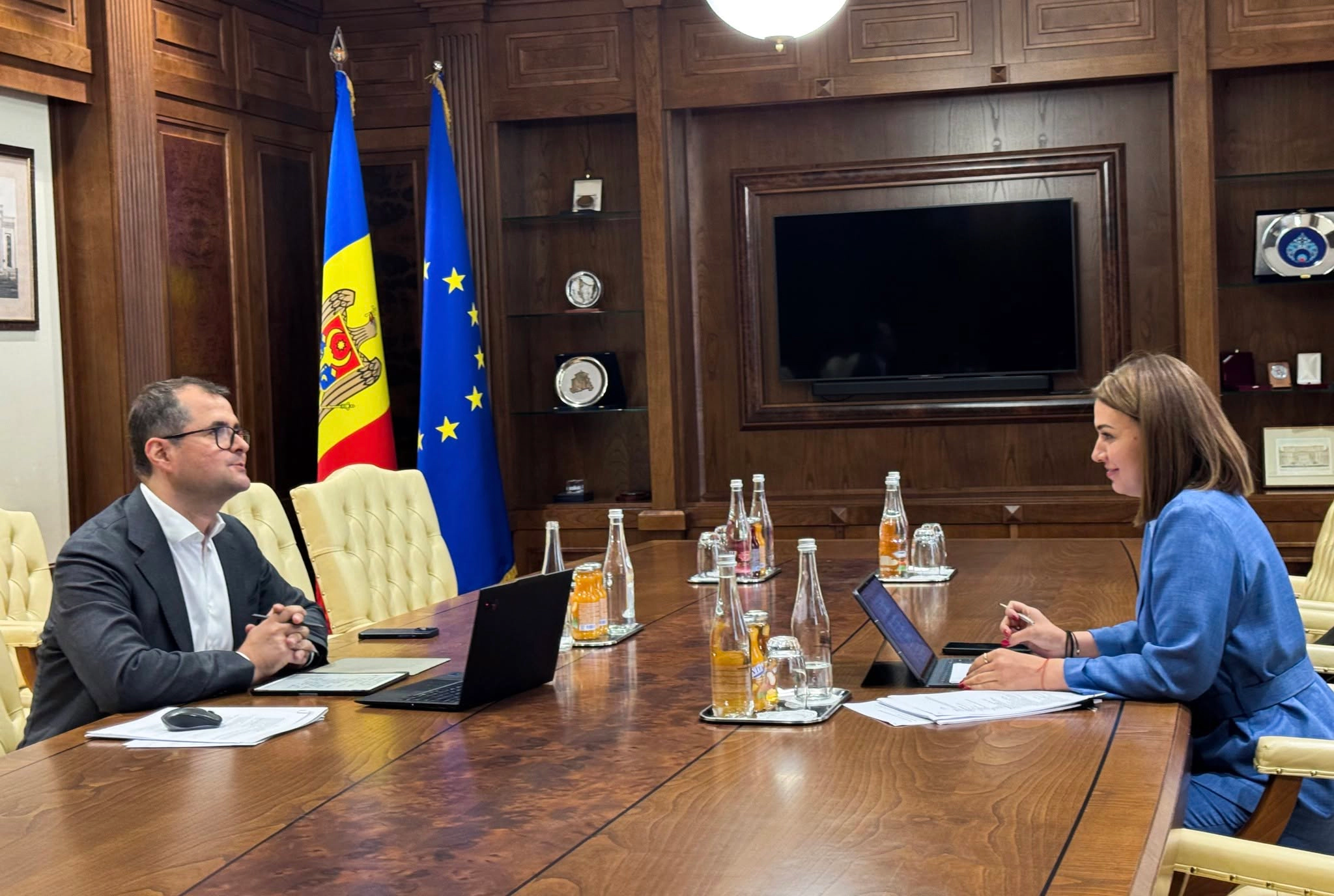 Vasile Tofan la întâlnire cu miniștrii interimari